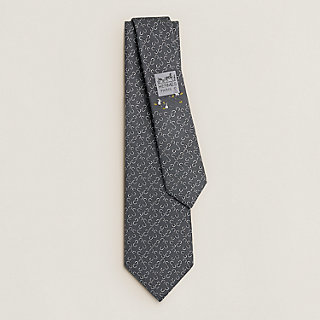翌日発送可能★HERMES TWILL TIE FERS LUCKY Fers Lucky tie - Blue | Hermès Greece